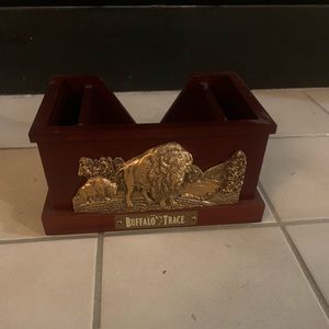 BUFFALO TRACE cocktail and straw bar caddy